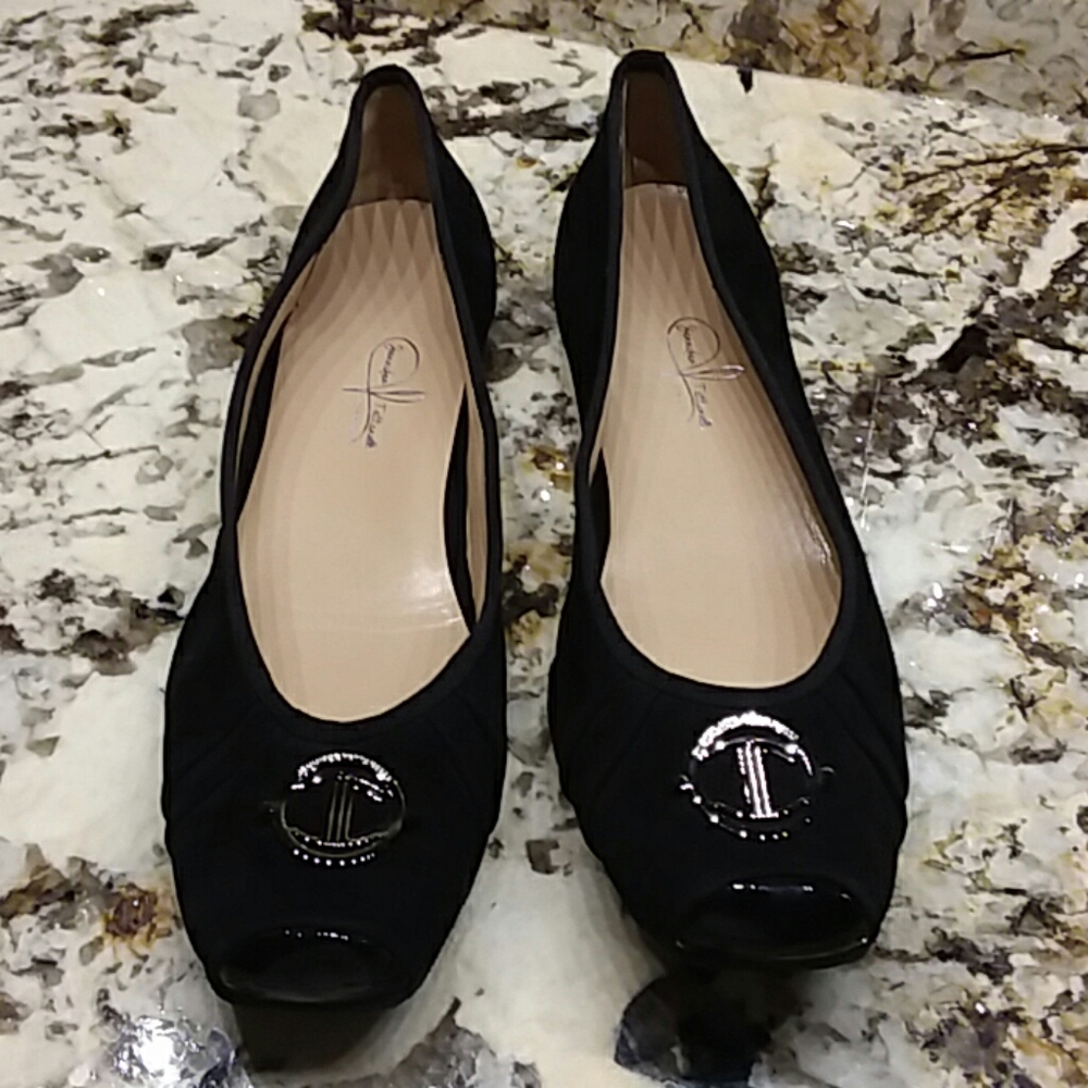 Jennifer Tattanelli Ballet Flat Sz 12 E42